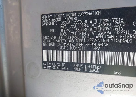 2013 Scion Xb 10 Series из США, поврежденный, VIN JTLZE4FE1DJ044211